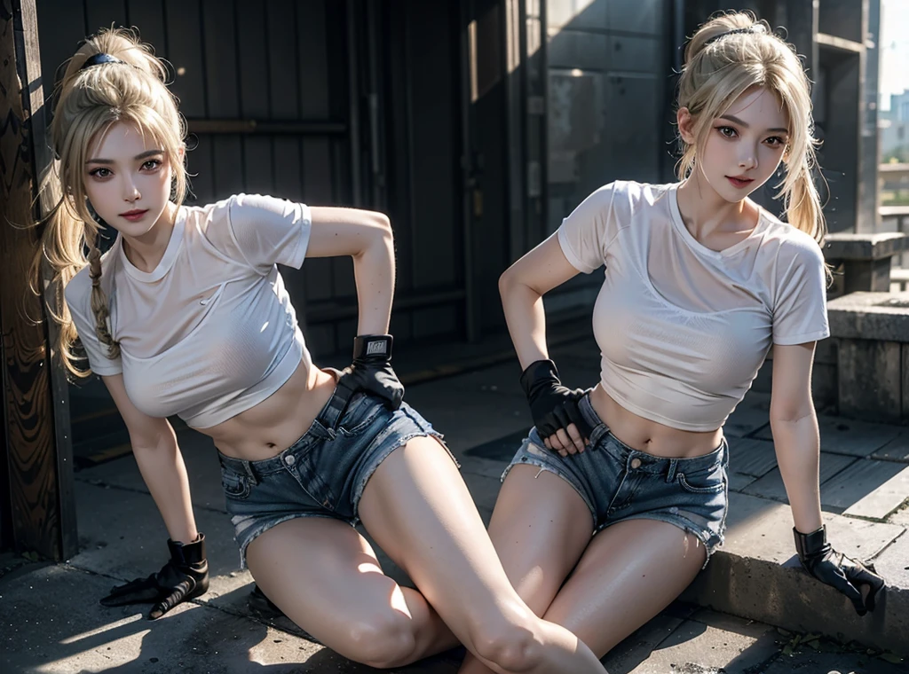 Multiple Girls、top-quality、超A high resolution、Raw photo、(Authentic skin texture:1.3)、large full breasts、Colossal tits、Wavy blonde hair、Picture-perfect face、Professional artwork、((Perfect female body))、Beautiful expression、beauitful face、Seductive look、beautidful eyes、thighs thighs thighs thighs、full body Esbian、(Random sexy poses:1.3)、(Immersive atmosphere、Chiaroscuro:1.5、brightened light:1.2、Luminous lighting) 、(red blush:0.5)、realisitic:1.3、longshot、Professional artistic background、(FANDAZY’S GLOBAL BACKGROUND、Background of the mythical world、Fantasy world background:1.3)、(the girl is playing outside with the guy、a man is protecting a girl、girl riding a guy、I can see the whole man:1.2)、girl wears sexy cosplay 、(Show off a girl's butt to a man、stick your buttocks out upwards、Stick your big butt out towards the viewer:1.2)、Adult Videography、(Sex between girls and guys:1.7)、(Ejaculation on the body、Massive ejaculation:1.2)、(fear expression、blushed face、AHE Face、Iki face、cum on:1.4)