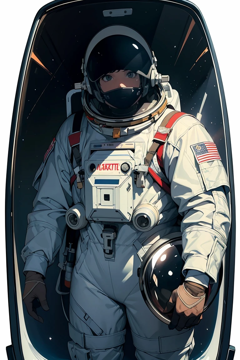 (masterpiece,top quality,high quality)), ((8K wallpaper unified with high definition CG)), Astronaut standing on the moon, portrait of an astronaut, astronaut portrait, futuristic astronaut, astronaut lost in liminal space, astronaut, detailed astronaut, helmet showing girl playing in park, portrait of astronaut, astronaut, children reflected in helmet, modern helmet and space suit, Glass space helmet, astronaut, astronaut, 