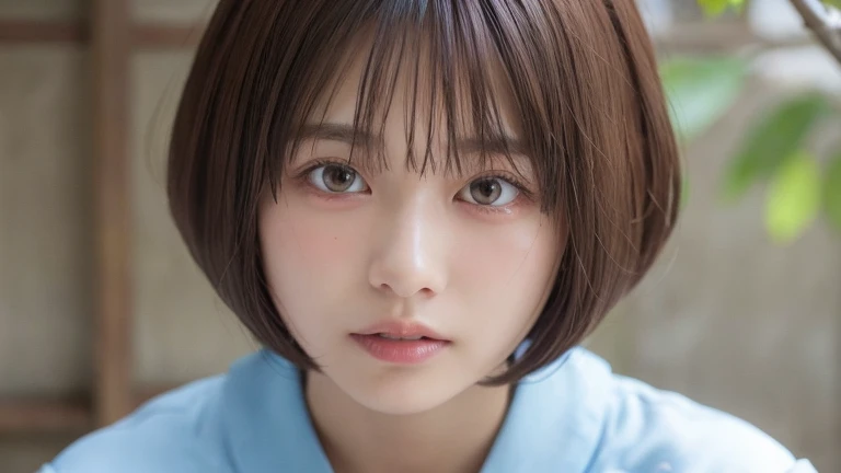 (Bob Cut Hair:1.2),(wear Kimono:1.2),1 girl,Japanese,21 years old,(Small breasts:1.3),(Highest quality,masterpiece:1.3,超A high resolution,),(Ultra-detailed,Caustics),(Photorealistic:1.4,RAW shooting,)Ultra-Realistic Capture,Very detailed,High resolution 16K human skin close-up。 Natural skin texture、,Pores、、It needs to be detailed enough to be easily identifiable。 Skin should be even-toned and healthy looking。 Use natural light and colour, Sad expression, Looking at the camera, Perfect dynamic composition, Outdoor