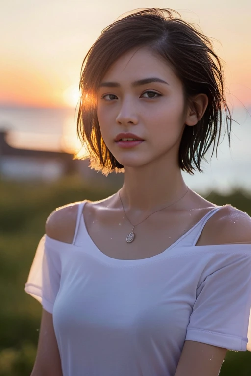 mikasa, 19-year-old girl , Highest quality, High resolution, Short Bob Hair, beautiful, Iris, View the viewer, Black and white sailor uniform, , Highest quality, High resolution,