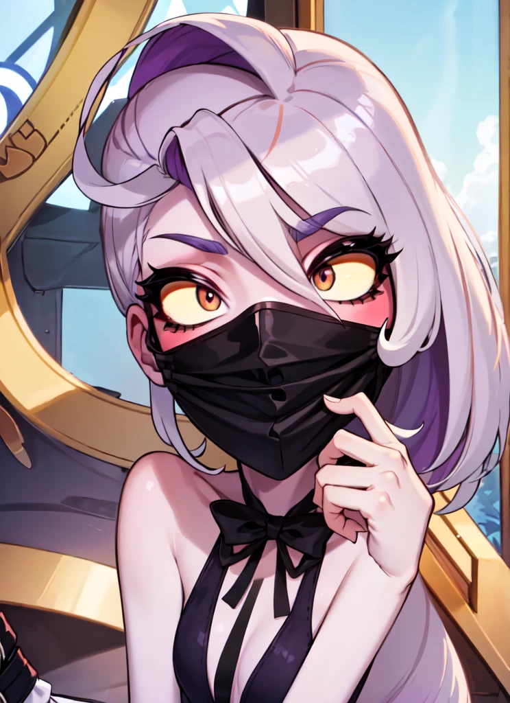 <lora:V:1>, vdrone, masterpiece, high resolution, robot, white hair, short hair, big breasts, face focus, hearts, <lora:FangInspectionDayV2:1>, fiday, (finger in another's mouth:1.4), pov, pov hands, open mouth, saliva