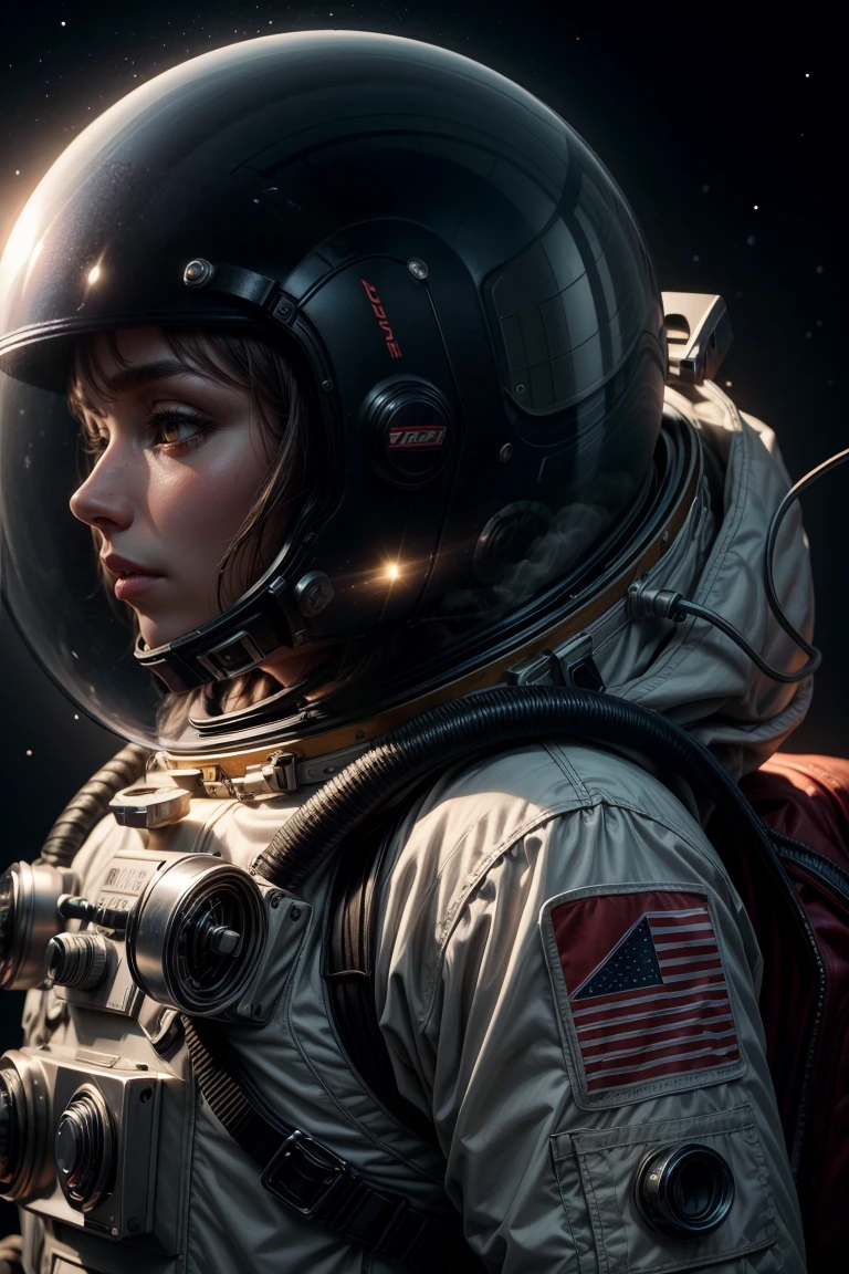 (masterpiece,top quality,high quality)), ((8K wallpaper unified with high definition CG)), Astronaut standing on the moon, portrait of an astronaut, astronaut portrait, futuristic astronaut, astronaut lost in liminal space, astronaut, detailed astronaut, portrait of astronaut, astronaut, modern helmet and space suit, Glass space helmet, astronaut, astronaut, 