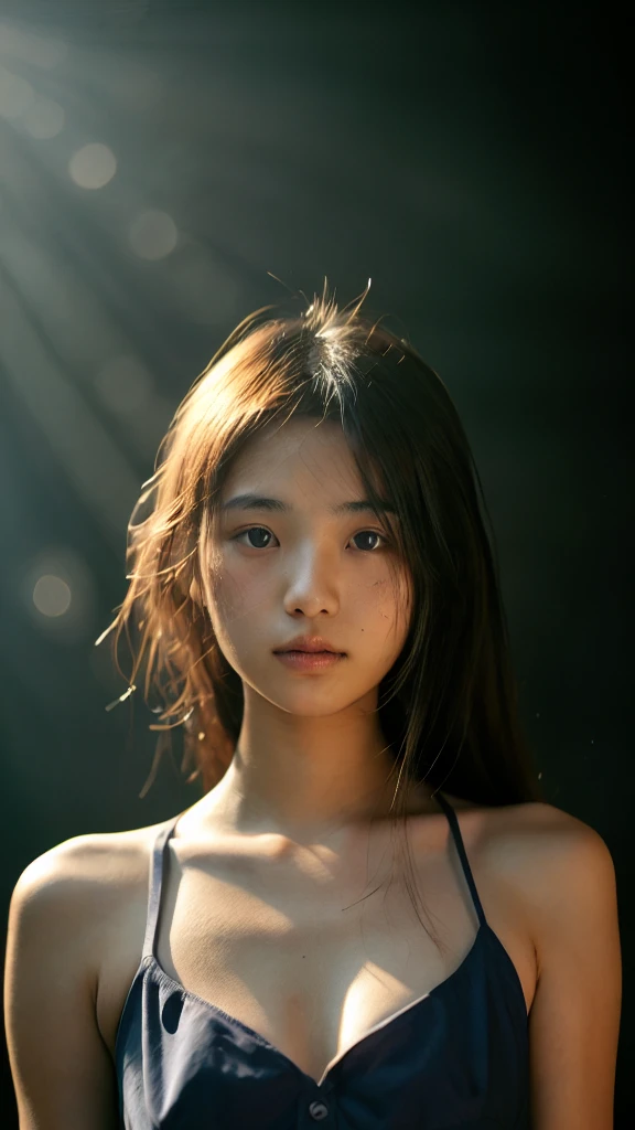 ((1 asian  girl)), Ethereal beautiful, slim, Petite, Soft light, ((David Hamilton Style)), closeup picture, masutepiece, Best Quality, Photorealsitic, 8K, High resolution, Detailed skin, 8K UHD, Digital SLR, Soft lighting, High quality, Film grain, XT3, Full body, Naked, In the park