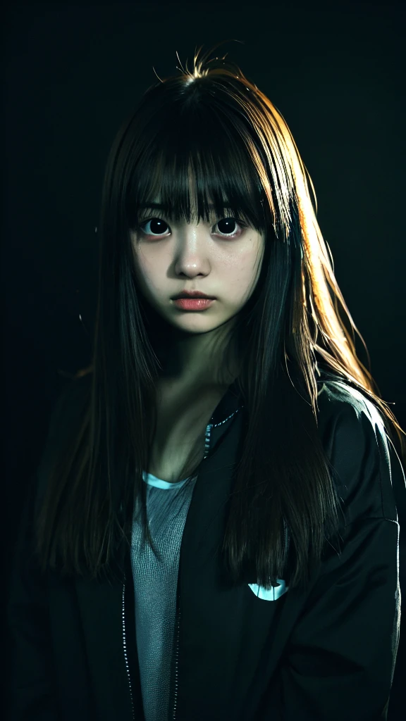 (best quality,ultra-detailed,realistic:1.37),dark alley way,high schooler,12 year old girl,crying,terrified expression,night scene,shadows,uneven pavement,ominous atmosphere,gritty texture,harsh lighting,streetlamp flickering,low angle perspective,poignant emotions,injustice,sadness,horror,trauma,heart-wrenching,emotionally charged,dramatic composition,artistic portrayal,contrast,contrast in light and darkness,menacing figure,menacing eyes,mysterious,provocative,NSFW,controversial,thought-provoking,raw,uncomfortable silence,discomfort,intense vulnerability,fear,desperation.