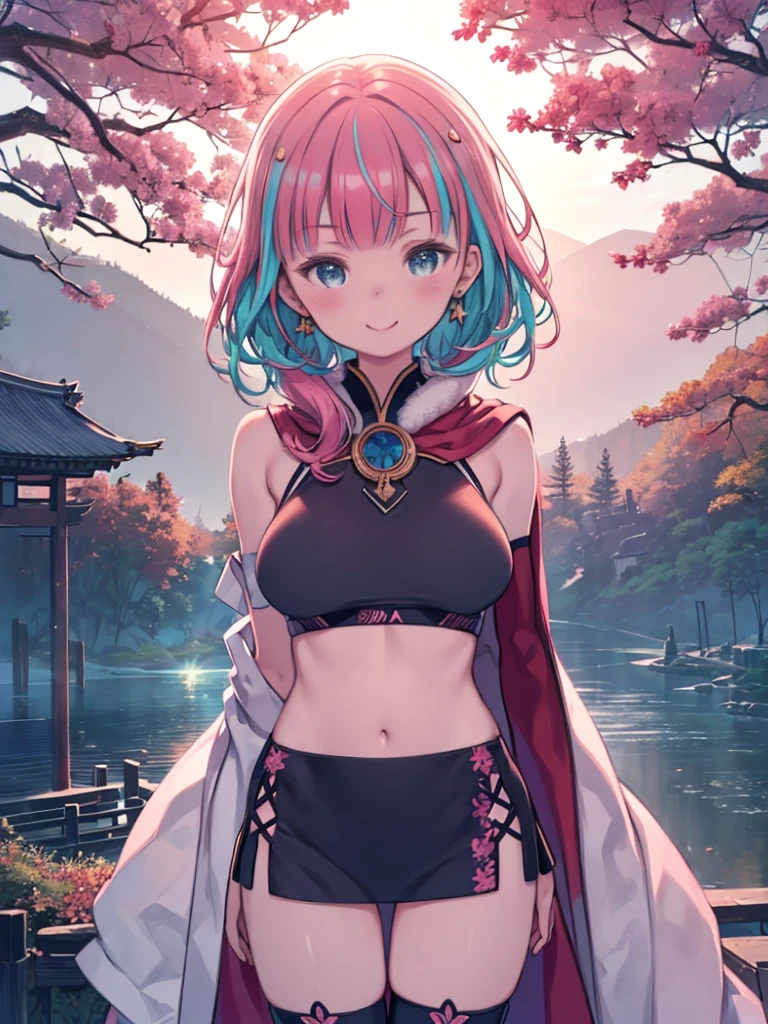 (NSTDA.:1.2), (10, beste-Qualit, master-piece: 1.4), ultra-high resolution, (lifelike, photorealistic portrait: 1.48), 20 age, Cute Girl, (See through the bikini beetle), Famous Japanese actors, beautiful clear eyes, G Cup Big Breasts, Head tilt., cowboy shot, from the side, looking at the audience, expressionless, Beautiful lake, Zeiss 150mm F/ 2.8 Hasselblad, Beautiful cherry blossom forest, Whole body, foot, Ultra-Wide Angle, The backyard is a beautiful sea................................. ,
