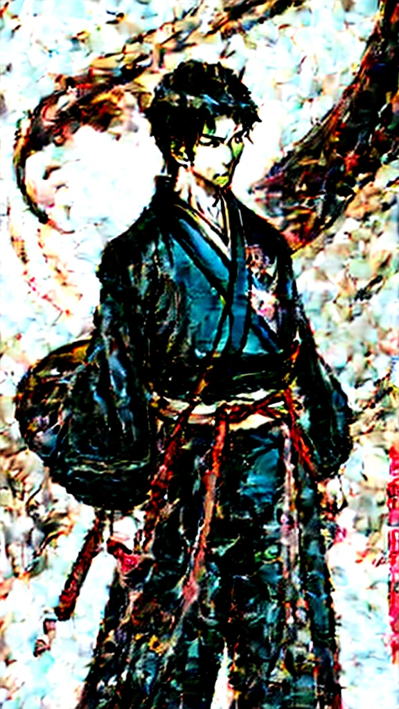 tarot card, samurai, asian,portrait, trading card, virtual, celtic, futuristic, punk, victorian, rim lighting, duskypie,  lisdusk1,seconddusk