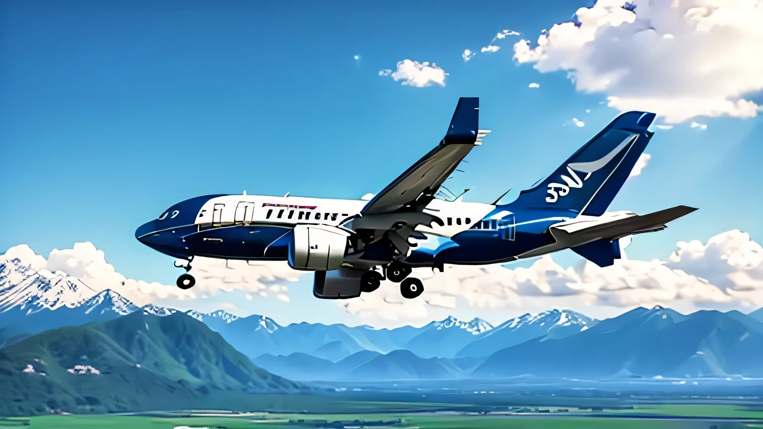 Reciprocating aircraft, flying, 