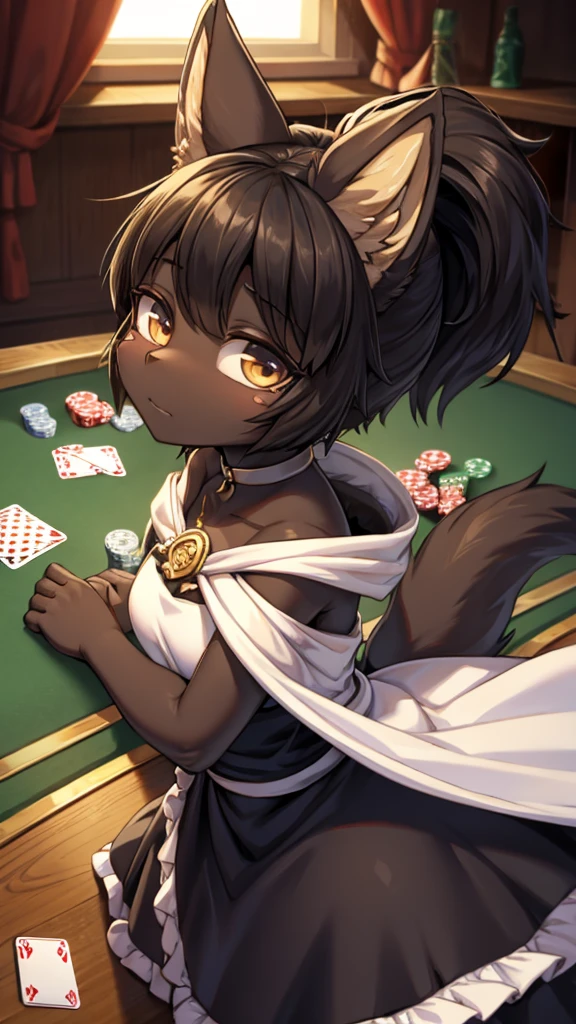 Close-up above the waist，Half side，Poker face狼女孩，Personification狼女孩，Female wolves，Personification，furry，hairy，fuzzy，Body hair，short hair，Dark Skin，Dark Skin，Dark Skin，Dark Skin，Noble clothing，Dress，Dress，晚Dress，grace，Poker face，Poker face，Poker face ，Black hair，全身灰Black hair，Dark Skin，Dark skin，Black hair，Ponytail，Long hair，Poker face，贵族Dress，big ear，Wolf Ear Girl，Wolf Tail，cute，Poker face，Cold three no girl，Poker face，loli，grace，Slender figure，Girl-like wolf girl，Light and Shadow，indoor背景，indoor，cute，Poker face，cool girl，poker face，Princess dress