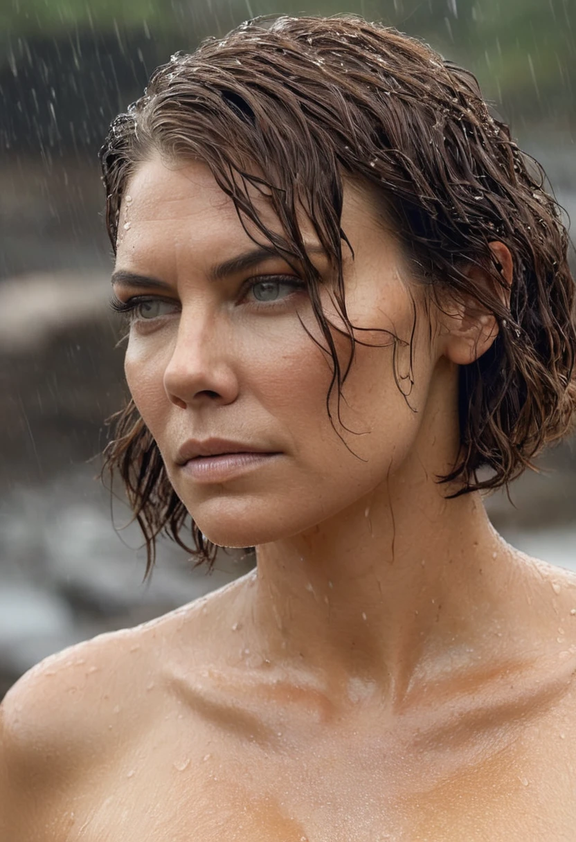  high quality  Erotic shot , (ohwx, ohwx woman, lauren_cohan) celebrity erotic photograph , (sensual face, detailed face skin, extremely erotic :1.5 nude, ), slight curly hair:1.4, extremely long  hair , erotic photoshoot , fit muscular figure , exhausted look, rainy, wet, shiny sweaty skin, seductive expression , on beach, wet hair, dark atmosphere, erotic lighting , rosy white pale  skin tone , erect nipples , celebrity, female,  woman, hollywood actress, , erotic angle  , fleshy muscular woman  , ( ultra photorealistic  lights, depth of field, insanely detailed skin texture, hyper detailed features )