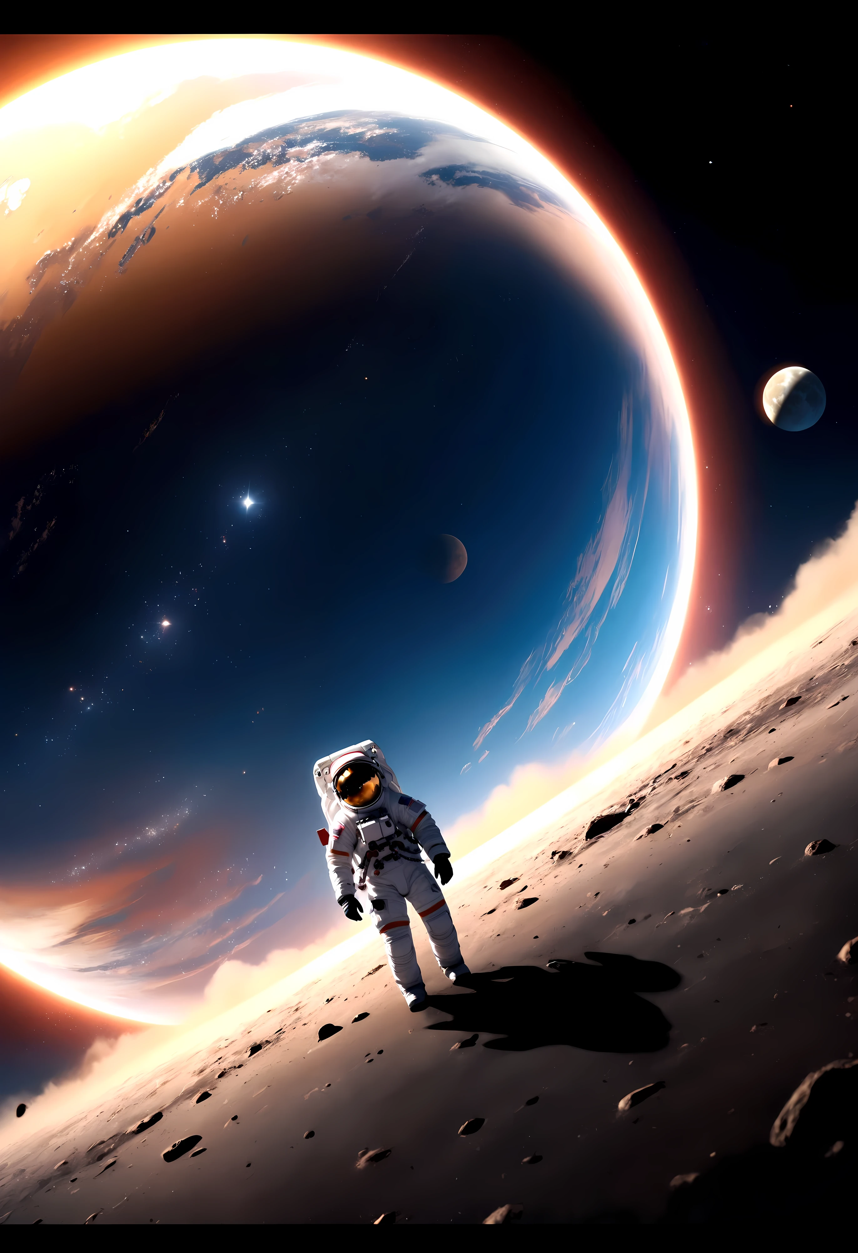 ((Masterpiece in maximum 16K resolution):1.6),((soft_color_photograpy:)1.5), ((Ultra-Detailed):1.4),((Movie-like still images and dynamic angles):1.3), ((motion blur):1.1) | (Cinematic view photo of a speeding astronaut rover), ((Female astronaut):1.3), (alien planet), (cinematic lens), ((tyndall effect):1.1), (star light), (smoke), (astronaut rover), ((backview):1.2), (Night at alien planet), (sense of speed), (shimmer), (visual experience), (Realism), (Realistic), award-winning graphics, dark shot, film grain, extremely detailed, Digital Art, rtx, Unreal Engine, scene concept anti glare effect, All captured with sharp focus. | Rendered in ultra-high definition with UHD and retina quality, this masterpiece ensures anatomical correctness and textured skin with super detail. With a focus on high quality and accuracy, this award-winning portrayal captures every nuance in stunning 16k resolution, immersing viewers in its lifelike depiction. Avoid extreme angles or exaggerated expressions to maintain realism. | ((perfect_composition, perfect_design, perfect_layout, perfect_detail, ultra_detailed)), ((enhance_all, fix_everything)), More Detail, Enhance.
