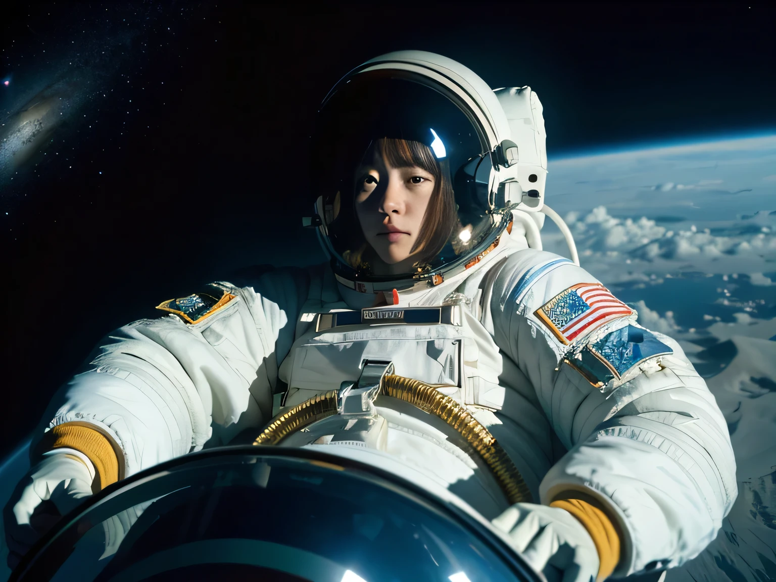 astronaut In space with stars in the background, astronaut In space, astronaut floating In space, an astronaut In space, astronaut lost in liminal space, an astronaut floating In space, flying In space, Space photos, spacewalk, astronaut, Floating in deep space, an astronaut relaxing In space, spacewalk scene, In space, detailed astronaut, Space suit