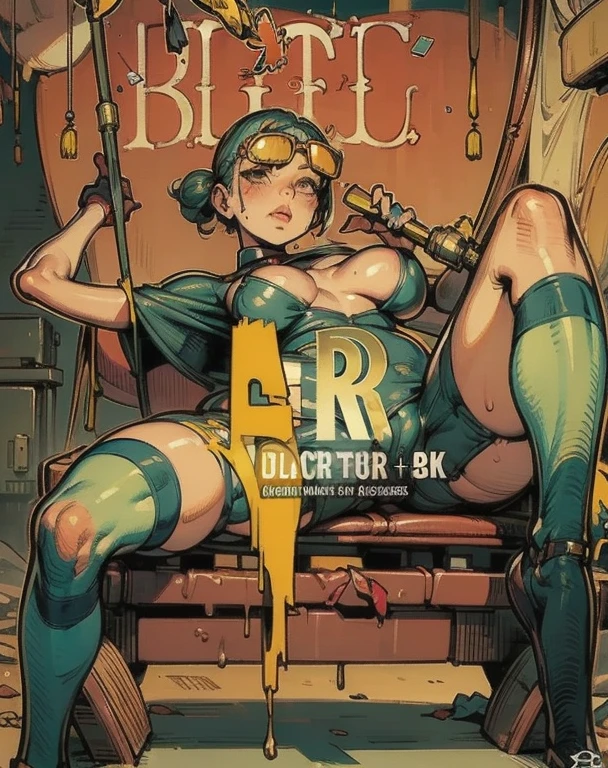 Black workwear jumpsuit、A woman wearing a costume covered with patches, cyber punk, Mosh Pit, (Highest quality,4K,8K,High resolution,masterpiece:1.2),Live Stage、Chinese style world view、Large sunglasses,Punkish hairstyle、Full body portrait、dynamic dancing
