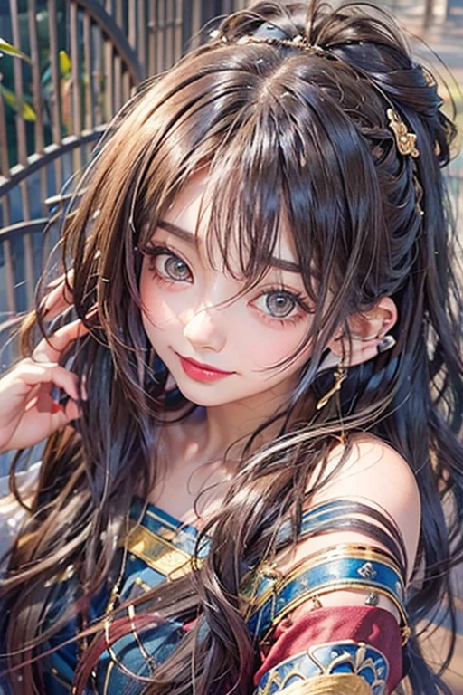 (((True Beauty))), Black Hair、folder、Round eyes、False eyelashes、Straight hair, Wavy Hair、correct、Deep Red Lipstick、Striped Hair、Brown Hair、Blue Hair、(Gradient Hair)、Asymmetrical Hair、Hair behind the ear、Crossed bangs、Long Hair、((お尻までLong Hair))、Long Hair、Smooth, Silky Hair、Hair up on one side、とんでもなくLong Hair、Light brown eyes、Ring Eye、Round eyes、Wicked Smile、A light smile、Cast a Shadow、(Extraordinary presence)、Atmospheric perspective、Backlight、Exposure、Lens flare、、最high quality、超High resolution、超High resolution、Very realistic, masterpiece、correct、Textured skin、high quality、最high quality、Awards、32k, 髪のfolder、Crafty、B Cup 、bold、（A light smile）、Embarrassed laugh、Redness in the ears、correct、Shine、360° View、Very detailed、超High resolution、解剖学的にcorrect、masterpiece、Accentuate your breasts、High resolution、High detail、Long eyelashes、A slight blush、Compensate,I&#39;I don't want to wear clothes、 (((Full Body Shot)))、（((Roll up your hair))）、Seductive pose、Shooting from a distance、Different angles of view、Waist height 、Hair blowing in the wind、（Navel exposed 1.3），Skin-colored transparent forceps，（(Black transparent pantyhose 1.5)），(Straighten your legs)， jewelry, Night view, 立つ up straight, Big earrings，Soft Light，Top Glitter