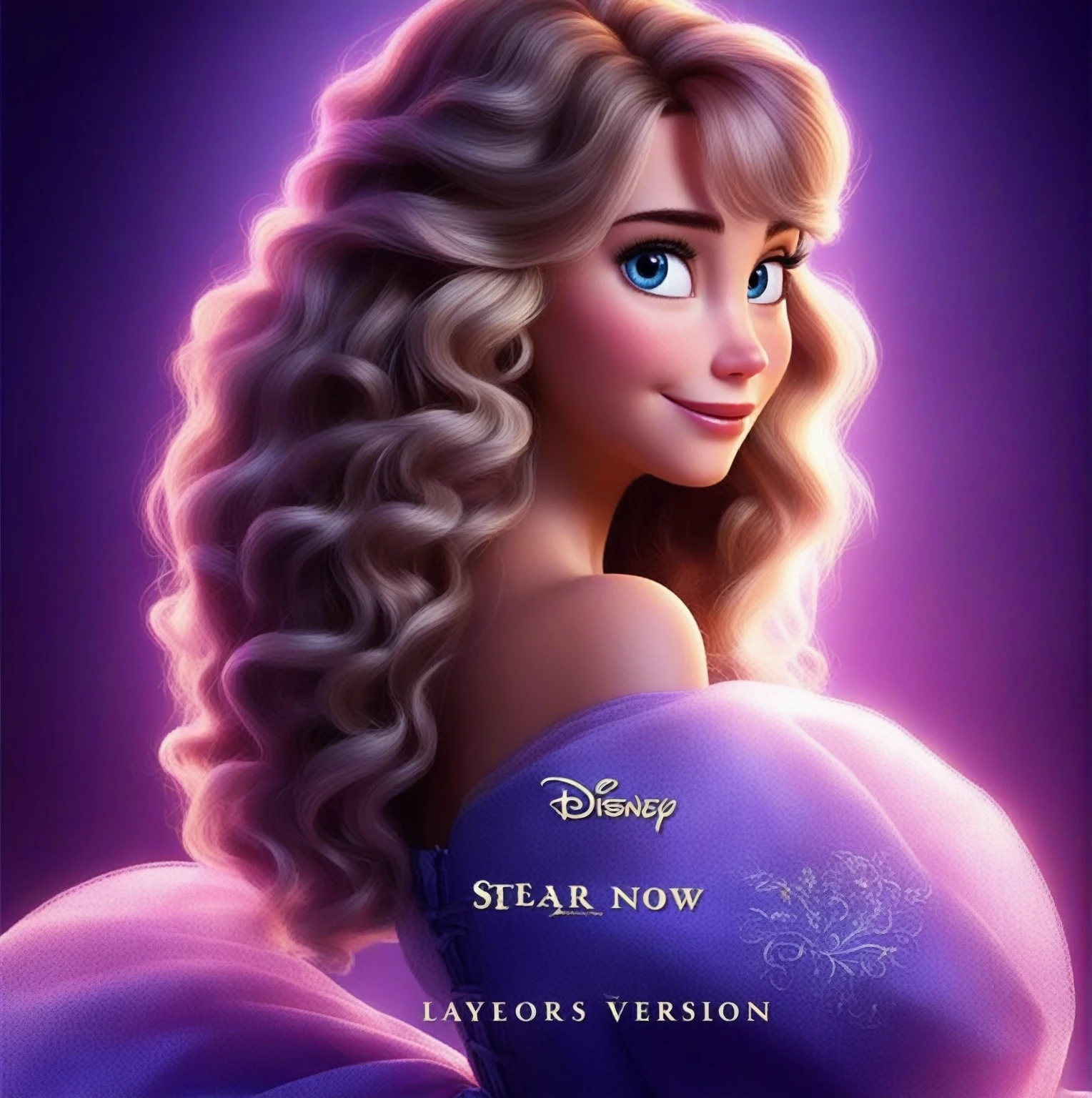 a poster for the new disney movie, tangled, disney movie poster style, disney art style, disney remake (2021), art in the style of disney, disney movie poster, in style of disney animation, disney poster, disney concept art, photorealistic disney, disney concept artists, poster shot, disney photo realistic, disney render, leaked image, disney artstyle