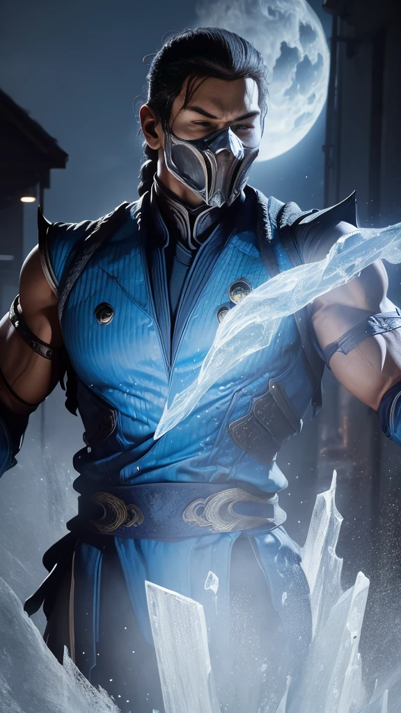 ((Subzero do mortal Kombat, ultra realistic)), (((fully body))), ((perfect hands)), stunning, hyper realistic, octan render, surrounded by the effect of cold air and ice, mortal kombat style, old background, chic, stunning, (wall-paper), conceptual artwork, details Intricate, highy detailed, ((cinemactic)), Dramatic, (extremely high quality, awarded, master part:1.5), (photorrealistic:1.5), fot, Realistic photo, Nikon, naturallight, 4K, highes definition, xf iq4, 150MP, 50 millimeters, ISO 1000 Certification, 1/250 Years, naturallight, Adobe Lightroom, photolab, Photographic Affinity, PhotoDirector 365,