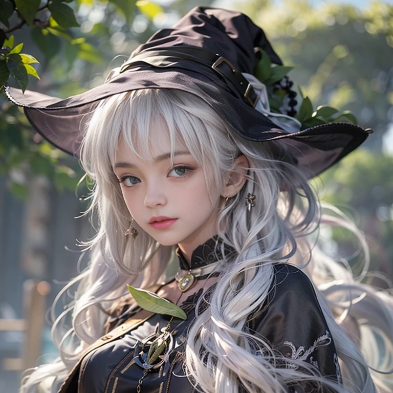 (number々Award-winning masterpiece, Incredible detail, Texture and maximum detail), (hyper Realistic:1.4), (Realistic:1.3), (Full body close-up:0.4), (Highest quality real texture skins), ((The medieval world)), Slanted Eyes, Detailed drawn eyes, Detailed face, (((witch&#39;Old black hat))), (Slim witch in white clothes), (Slim female wizard in white clothes), (Slim witch in black clothes), (Slim female wizard in black clothes), Kind eyes, ((Perfect and beautiful fingers)), ((Perfect and beautiful arms)), (She has a mischievous smile:1.4), Friendly and girlish face, (The devil dances overhead), Glass earrings in the ears, (Dramatic Photos:1.6), Shining majestic thunderclouds and sky, Halo Optical Phenomenon, Anti-light, Twilight, sunset, evening, (Dramatic Light), (Spectacular sight), (Her expression is calm, So gentle and so beautiful、Somehow scary), (Noble), (blonde, Silver Hair, Chestnut Hair), ((Full body portrait)), ((look up)), ((Look down)), (Full body standing:1.5), (On her neck、Simple Necklace, that&#39;that&#39;Strange but well done, wear.), Altar of Purgatory, Old what&#39;Left behind overgrown with plants, The Great Temple of the Devil, cathedral, The Great Temple of the Devil, Temple what&#39;Left behind, Detached temple, magic circle, Ancient castle what&#39;Left behind, what&#39;Left behind, 崩れかけたwhat&#39;Left behind, Ancient what&#39;Left behind with clear water, Wavelets, water flowing,