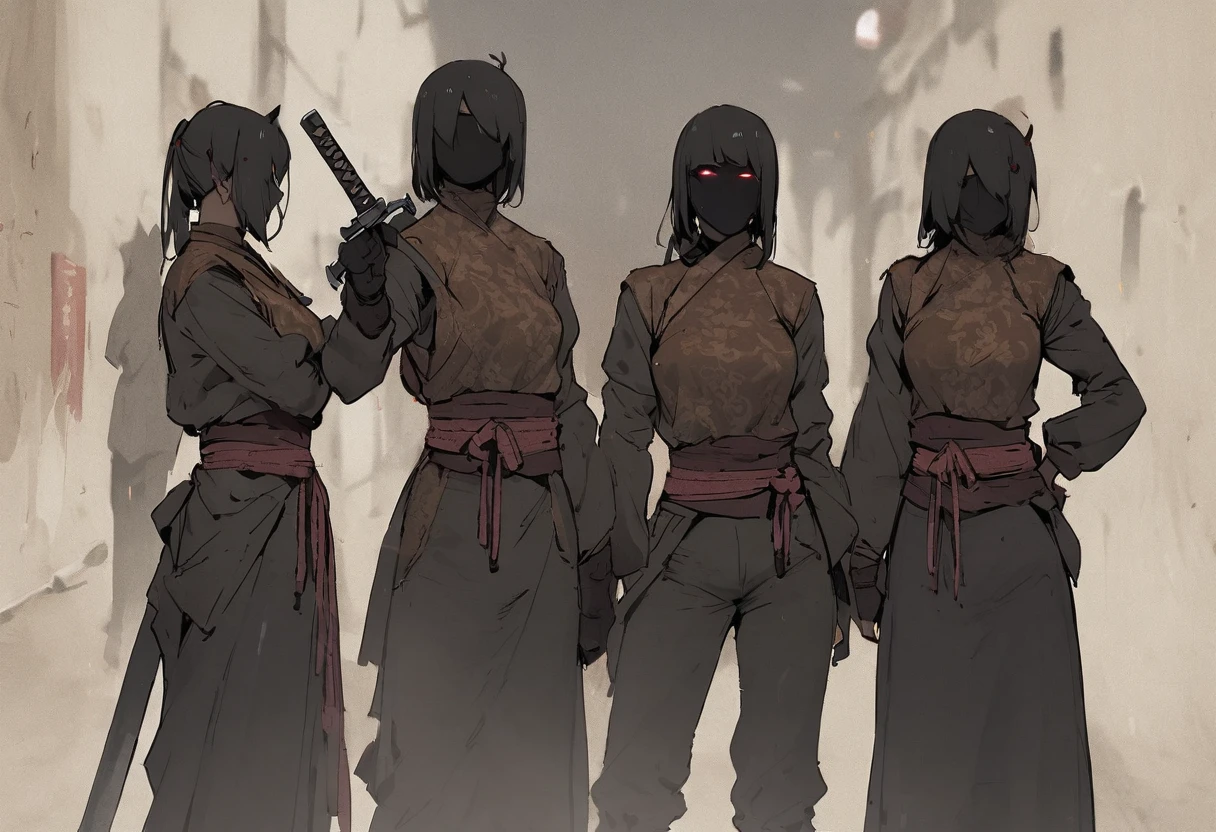 miranda, (multiple belts:1.3), brown belts on outfit, standing, full body, back, smile, black hair, black eyes, black dress, black gloves, (brown:1.2) hooded cloak <lora:miranda:0.9>, nice hands <lora:blackSouls_5:0.7>