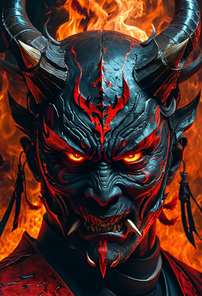 cyberpunklxd, Hannya Mask made of fire, close-up, mecha, robot, solo, cable, glowing, glowing eyes,volumetric light,neon light,<lora:cyberpunkLXD-000003:0.85>
(8k, RAW photo, best quality, masterpiece), realistic,8K,HDR,UHD,masterpiece,best quality,highly detailed,wallpaper,reality ray tracing, <lora:Aether_Fire_v1_SDXL_LoRA:0.7>