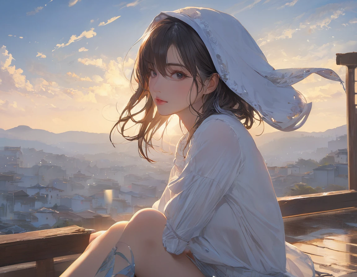 (masterpiece, Highest quality:1.2), One girl, alone