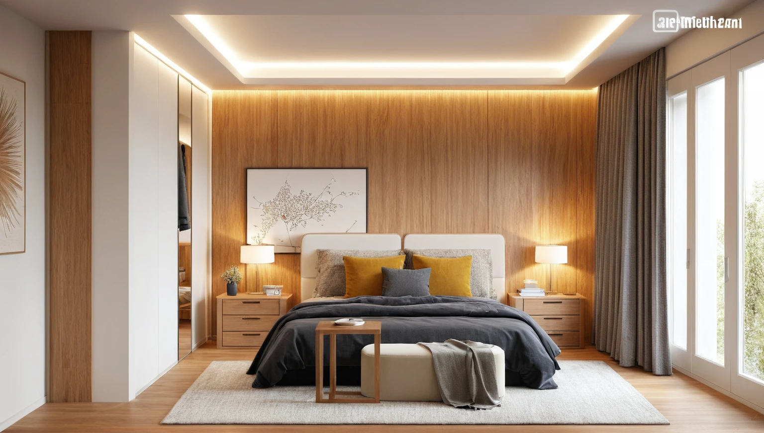 Interior Design, (modern interior space), (modern furniture design), (space that realistically describes the modern interior of a townhouse), (soft warm led light), (circle spotlight), (indoor), (neutral white tone color), (white wall), (An Cuong Wooden Furniture minimalist Style), (An Cuong wood with MDF surface glued with melamine coating), (architectural design visualization), (reflection), (focus on object), (material normal bump real reflection), (multi-level reflection), (chao vantage software visualization render),(((Best Quality))), ((Masterpiece)), ((best illustration)), ((best shadows)), (( Super Detail)), (Intricate lines), (Photorealism),(hyper detail), ((archdaily)), ((award winning design)), (dynamic light), ((spotlight)), (perfect light), ( shimering light), ((photorealistic)), ((intricate detail)), ((extreme detail)), ((crazy detail)), ((octane render)), ((trending on artstation)), ((High- fidelity)), ((Viwvid)), ((Crisp)), ((Bright)), ((Stunning)), ((Eye-catching)), ((High-quality)),((Sharp)), ((day sun environment)), ((Illuminating)), ((Flawless)), ((High-quality)),((Sharp edge render)), ((medium soft lighting)), ((photographic render)) , ((detailed archviz)), ((reality environment))