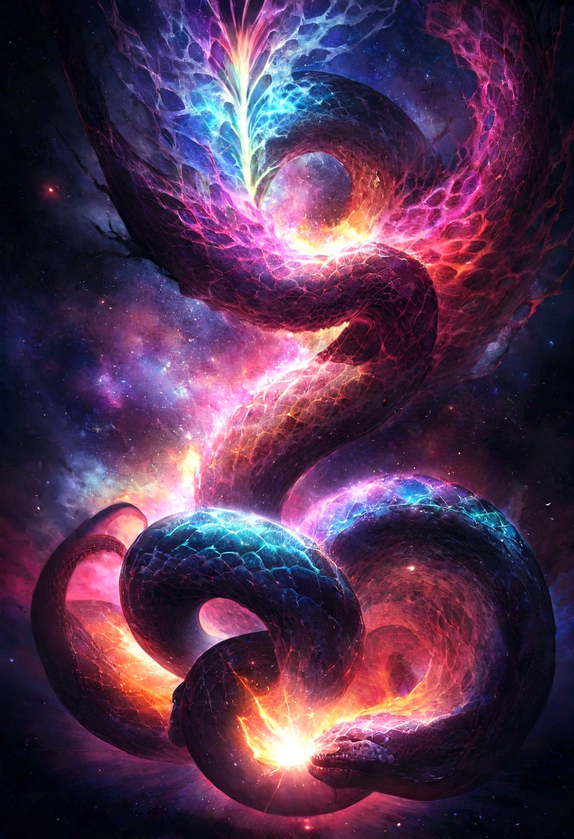 <lora:Alex:.8> alex, grey, art, fractal, moon, rainbow, colorful, (no humans), (cobra), pokemon(creature), open mouth, zoomed in, (head focus), (masterpiece:1.5, best quality), 8k wallpaper, highres, high resolution,HDR.UHD,Highly detailed, extreme detail <lora:GoodHands-beta2:0.8>