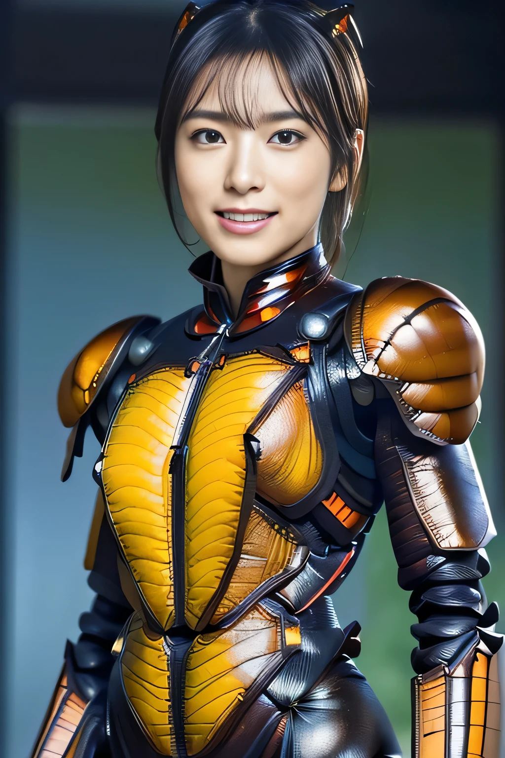 (high resolution,masterpiece,best quality,extremely detailed CG, anime, official art:1.4), realistic, photo, amazing fine details, all intricate, gloss and shiny,awesome many layers, 8k wall paper, 3d, sketch, kawaii, illustration,( solo:1.4), perfect female proportion,villainess, (fusion of dark brown cockroach and lady:1.4), (brown cockroach form lady:1.2), (brown cockroach lady:1.2), (fusion:1.2), (solo:1.4), (evil smile:1.2), muscular, abs, (cockroach brown exoskeleton bio insect suit:1.4), (cockroach brown exoskeleton bio insect armor:1.2), (brown transparency cockroach wing:1.4), (brown cockroach antennae:1.3),