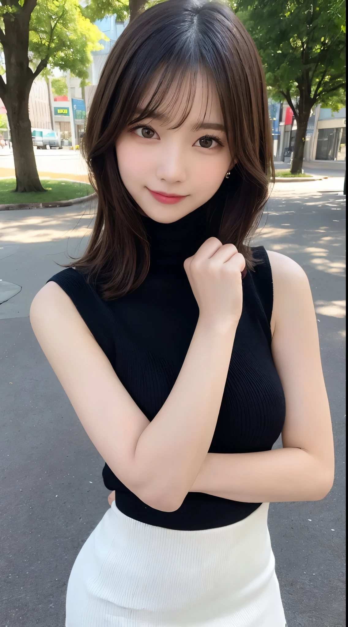 beautiful japanese woman, 1 girl,(that'realistic:1.4), debris flies, highest quality, 8K, At 32K,((turtleneck))、23 years old、((panties on))、