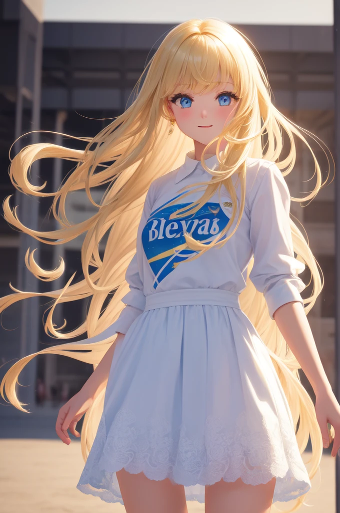 {{{masterpiece}}}, {very detailed CG}, amazing, in detail, alone, {{soccer stadium}}, sky, {{wind}}, detailed background, beautiful, transparent, {{{Football Jerseys}}}, bright eyes, {{whole body}}, dynamic pose, dynamic angle, split, looking at the viewer, Detailed clothes, beautiful 노을, enlargement, best quality, blonde long hair woman, {{beautiful}}, pretty, {laughing}