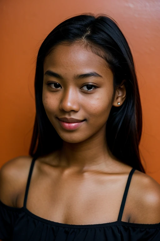 Pretty young woman from Reunion, dark skin ,16ans
