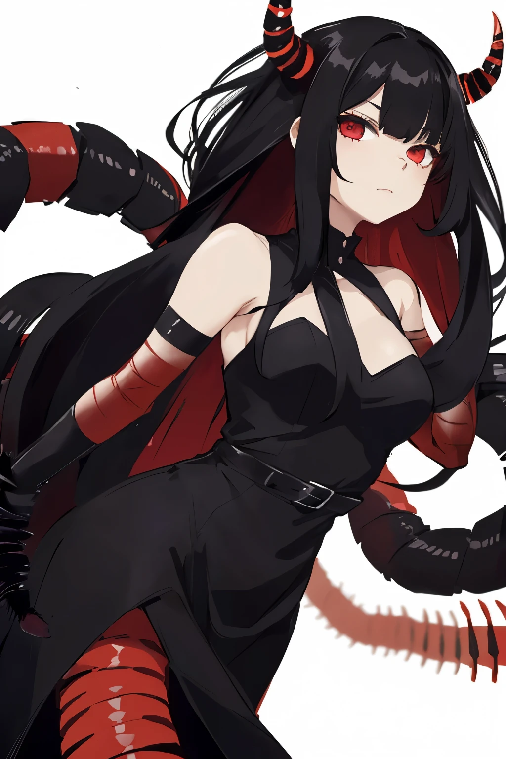 Prisoner warning, ninja, black mask, rags, no panties, no bra, restrained anger, rope scratches, open legs, female genital organs inserted into tentacles, tentacles inserted into genitals
Tentacles, tentacle pits, groups of tentacles, open legs), producing tentacles, white all over the body