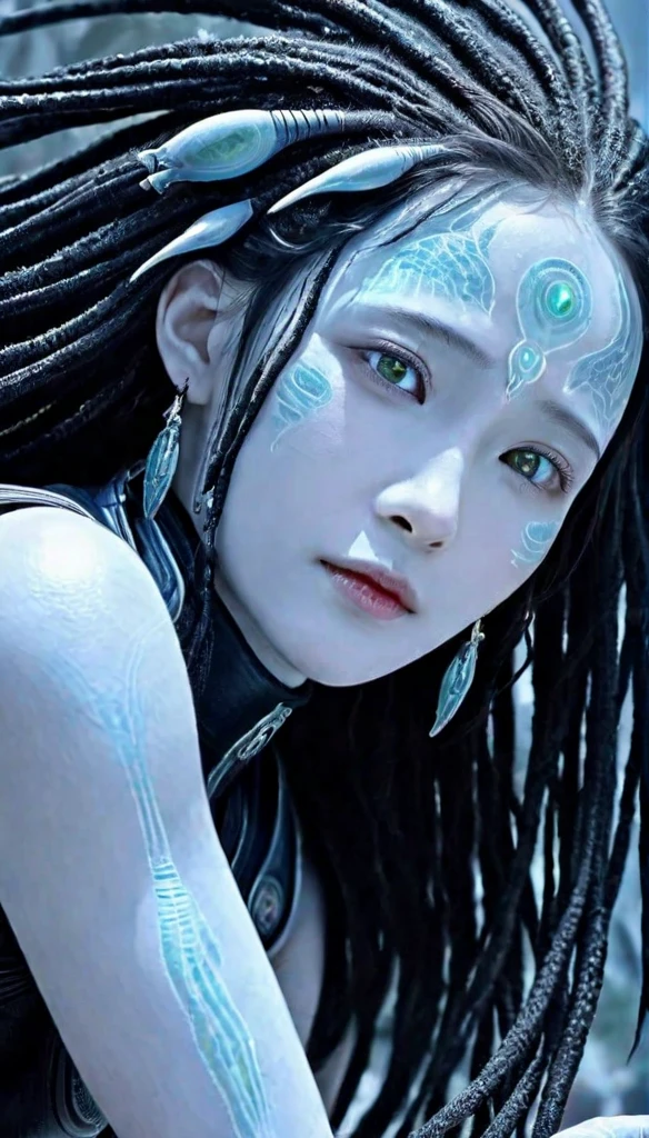 Detailed body and eyes, detailed humanoid, upper body avatar, detailed body and face, detailed body, extremely detailed face and body, full detailed body, realistic proportional head, full character body, detailed face and body, extra detail body, semi-humanoid, long hair