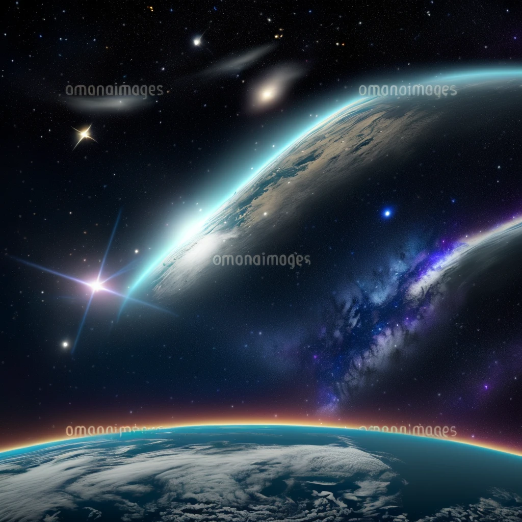 a view of the earth with a shooting star in the sky, shooting star in background, meteor, shining meteor, Approaching the Earth in space, shooting star, Stardust in the atmosphere, Space Photography, meteorite, Photographed from space, Approaching the Earth, Orbiting the Earth, Seen from Earth, during a meteor storm, Space Photographygraphy, comet, There is an earth in the background