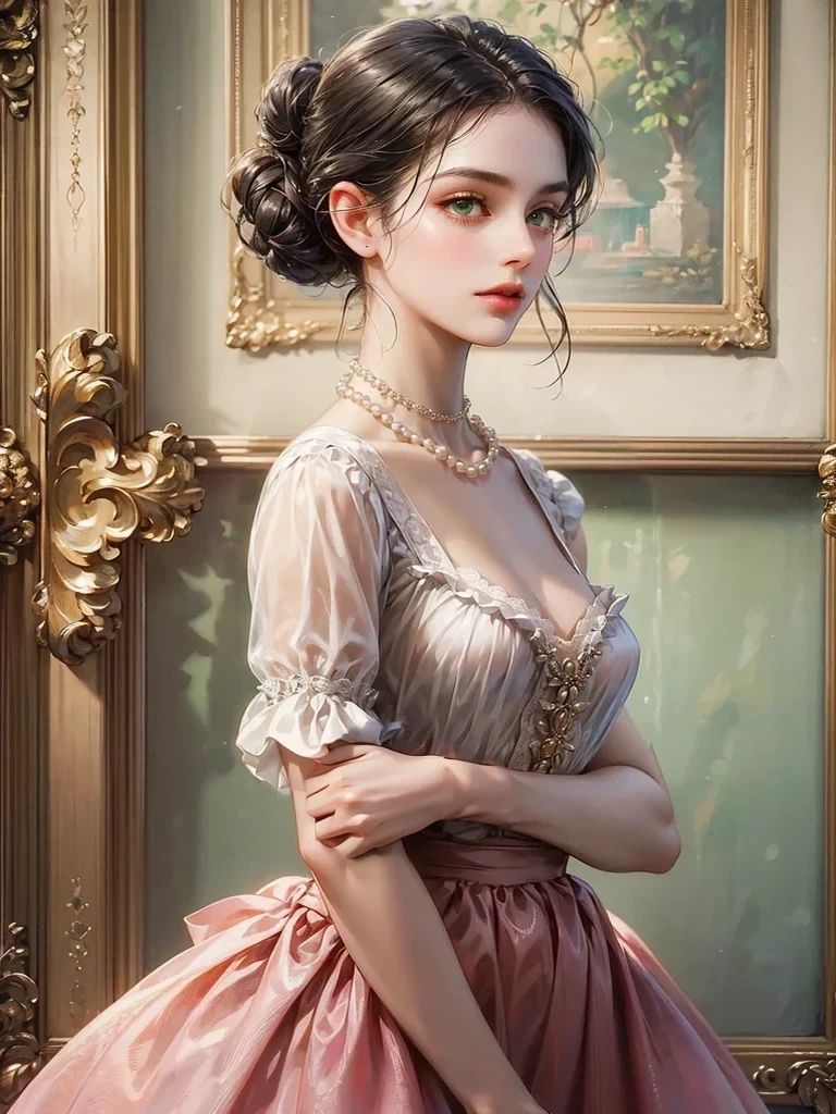 Repainting the hand. The hand is on her arm. Five fingers