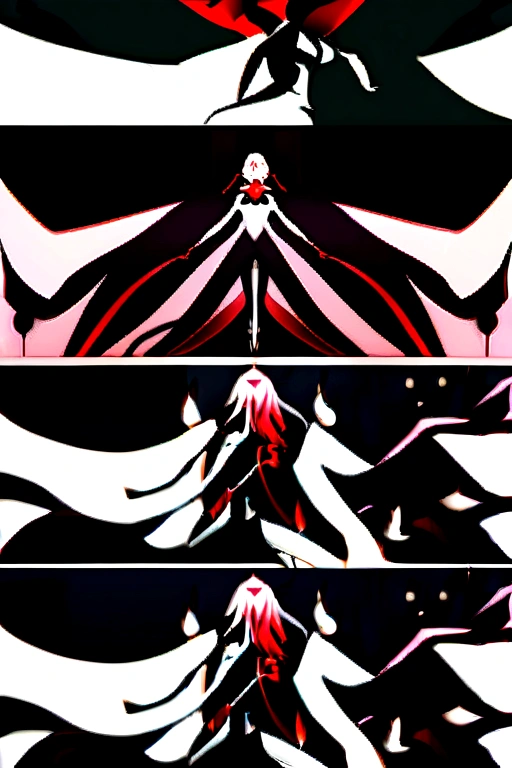 Create an illustration of 18-year-old La Maupin with fiery, curly red hair and a wild, intense expression. Dressed in a form-fitting black dress, she wields a rapier confidently. Her bold stance and defiant aura, set against a shadowy alley or candlelit ballroom, convey her sexy, badass, and slightly unhinged nature.