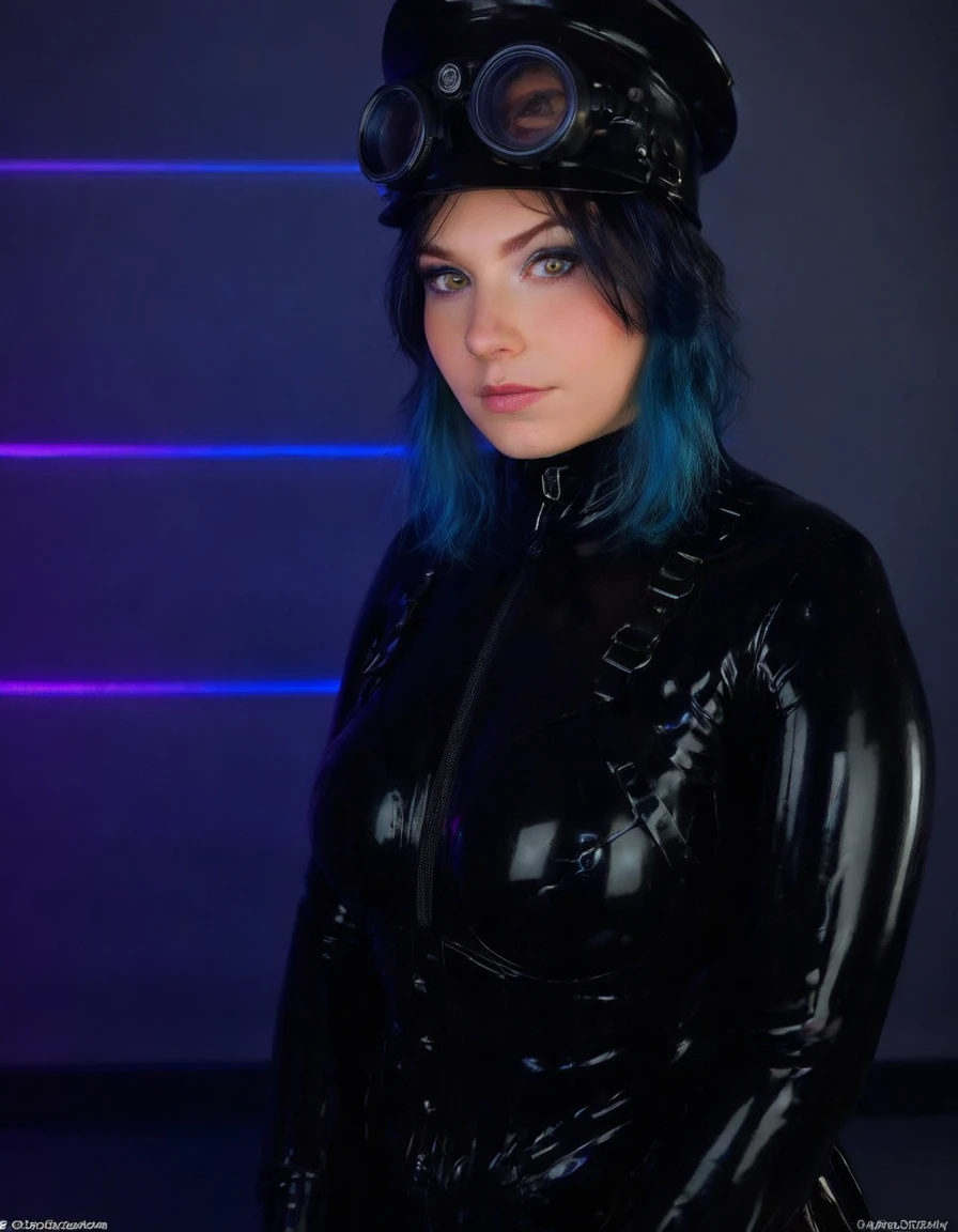 cinematic photo portrait of (((ohwx woman))) by greg rutkowski, she is about 30 years female wearing black tactical gear of the galactic triun Digital Art. In style anime trending on artstation deviantart pinterest detailed realistic high resolution hd 8k in color with gen accents sharp focus illustration painting unreal engine 5 award winning photography cinematic lighting chiaroscuro dramatic light painted portrait digital steampunk cyberpunk city neon lights fireflies dark background concept. 35mm photograph, film, bokeh, professional, 4k, highly detailed