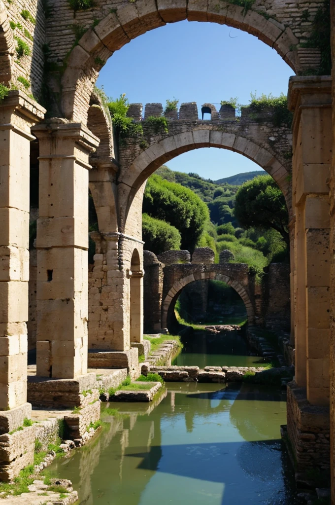 roman aquaduct