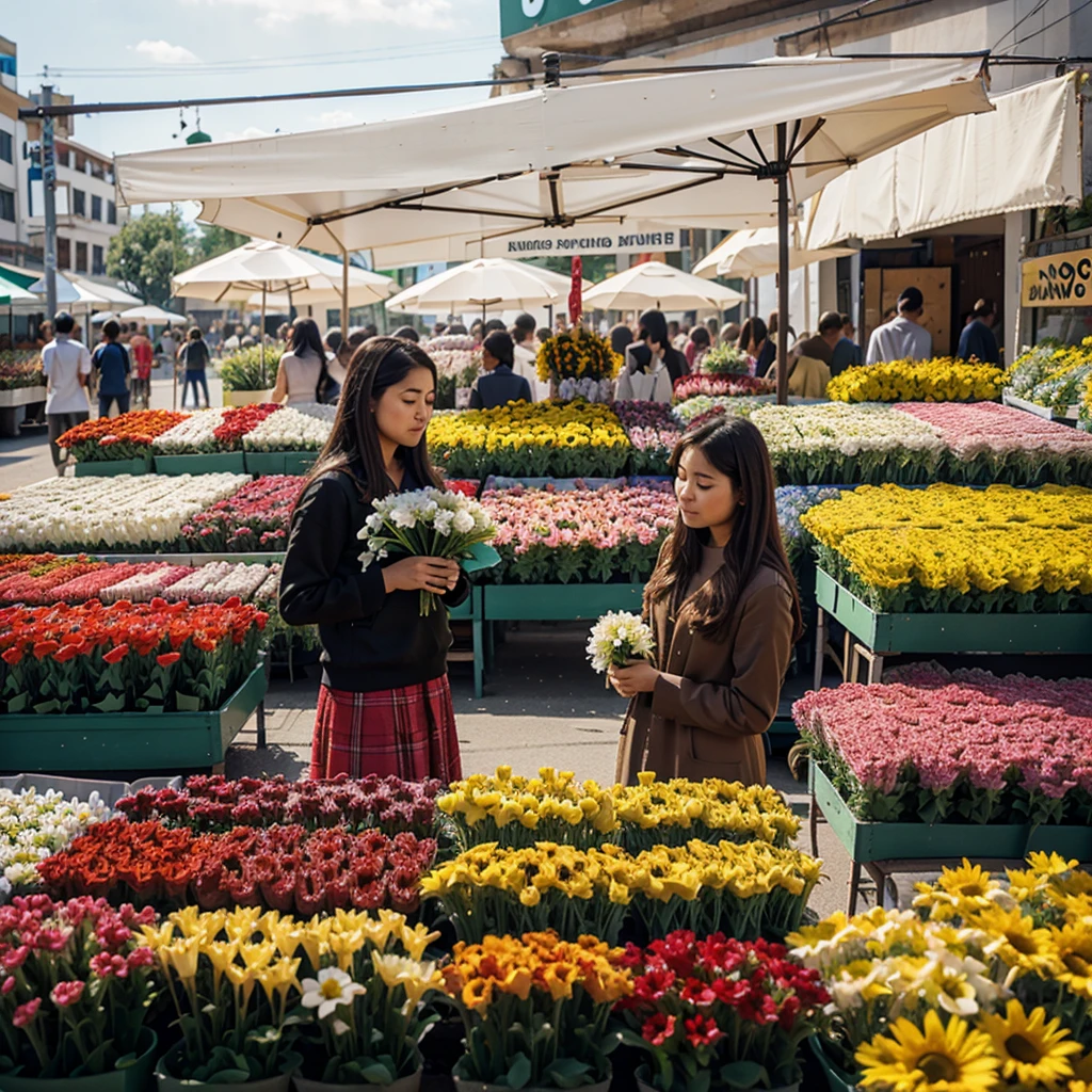 Show flower market