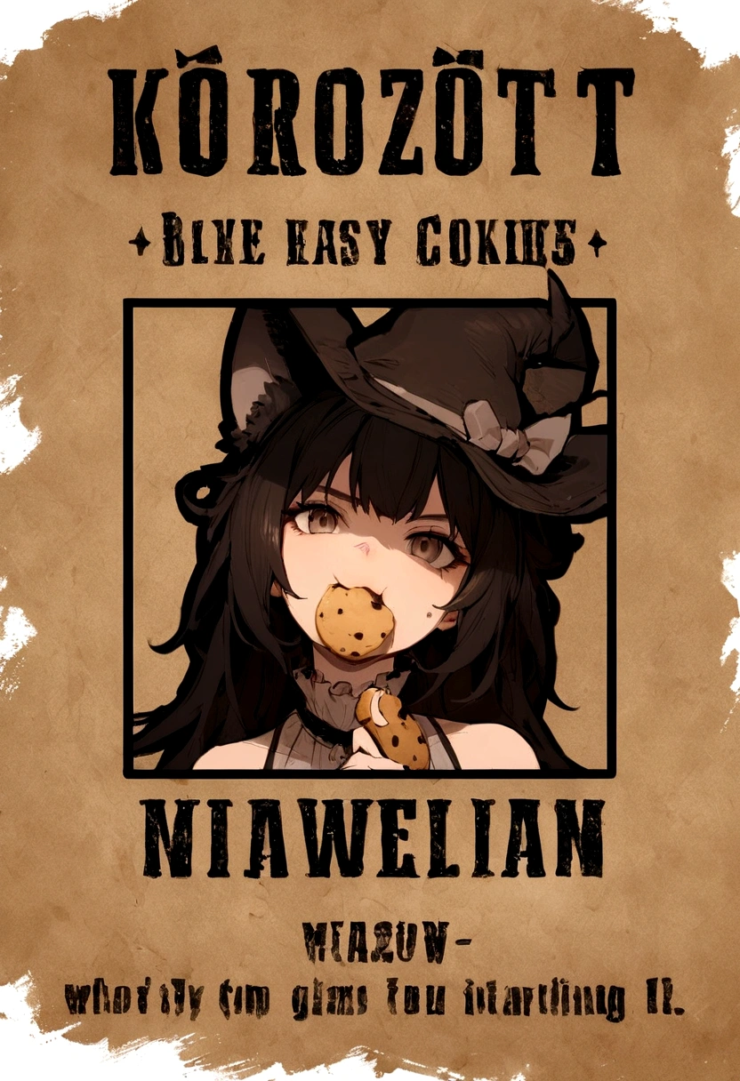 eating a cookie