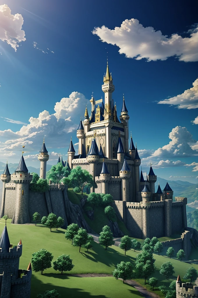 You can create a fantasy style animation with many castles and dragons and clouds.
