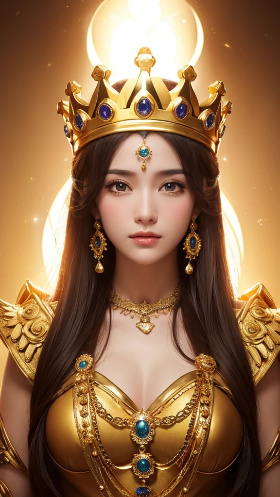 Goddess gold crown
