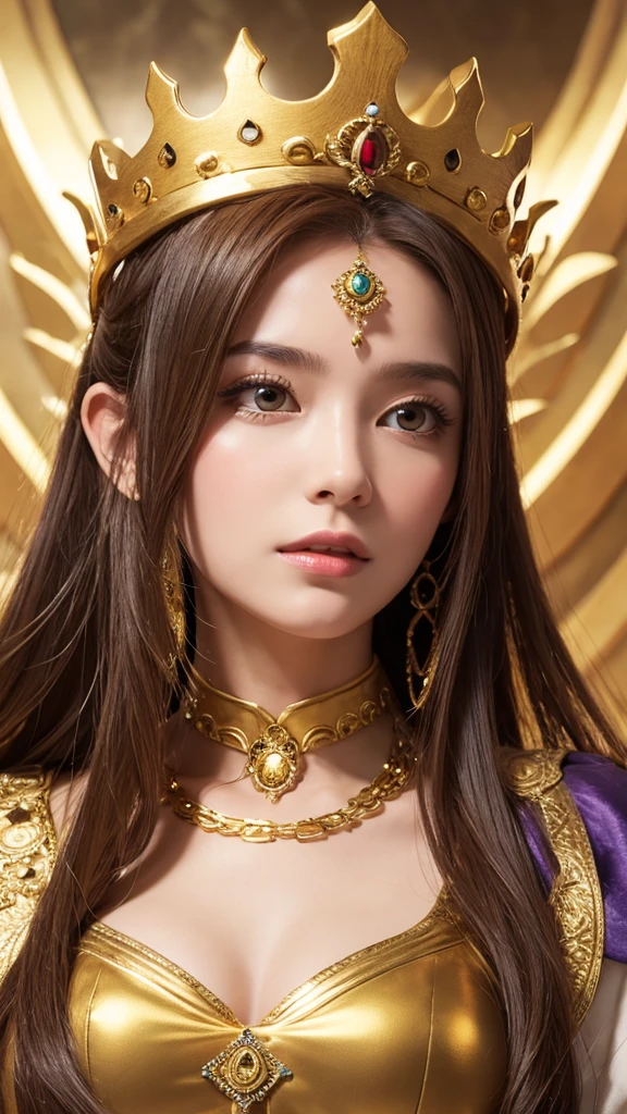 Goddess gold crown