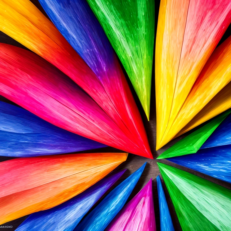 (best quality,4K,8K,highres,​masterpiece:1.2),Ultra-detail,realisti,photorealisti,photo-realisti:1.37,bright colours,sharp lines,Comic-Stil,asymmetrical heart,Rainbow filling