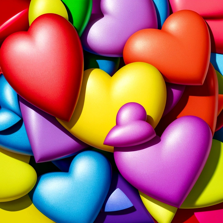 (best quality,4K,8K,highres,​masterpiece:1.2),Ultra-detail,realisti,photorealisti,photo-realisti:1.37,bright colours,sharp lines,Comic-Stil,asymmetrical heart,Rainbow filling