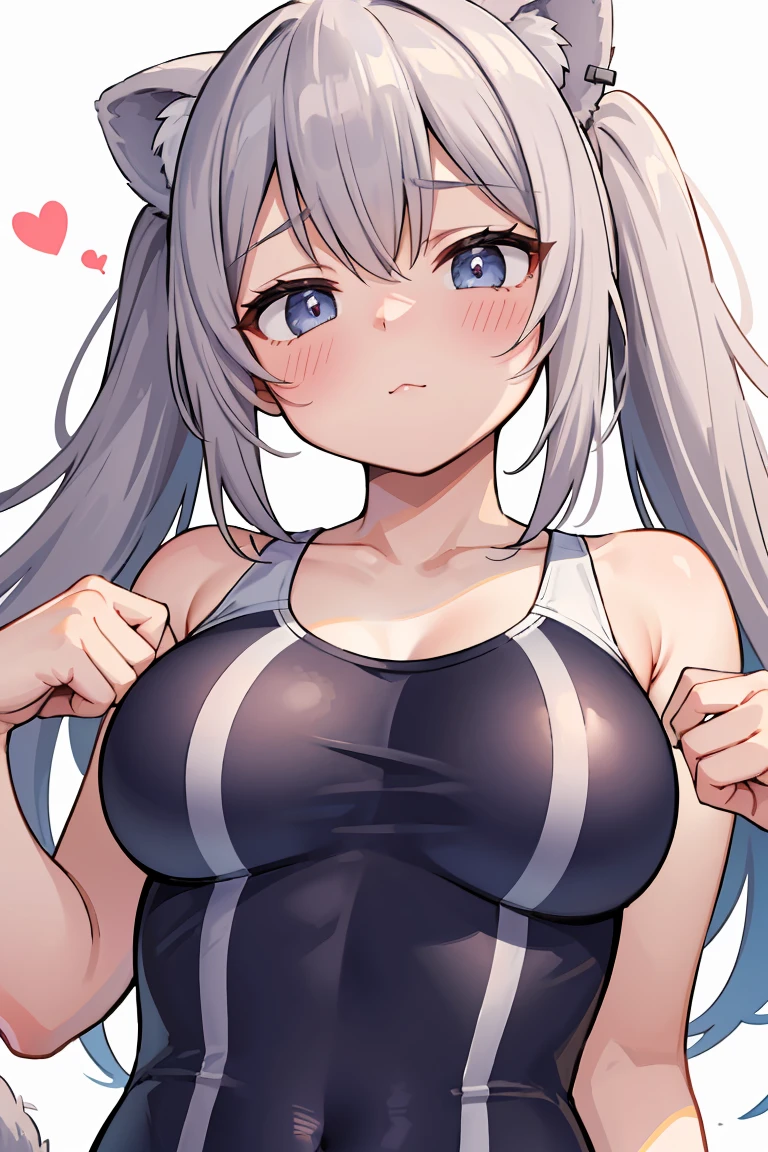 Shishiro Botan (4 Outfits) | Hololive,Browsing Caution,1 Girl,,,chest,尖ったchest,chestの谷間,Underbust,Side Bust Barbosa,(blush),((Embarrassing)),Spread out and masturbate((White competitive swimsuit))round 1(((chestを持ち上げる)))((View from below、View from below))Upper body close-up,(巨大なchest)