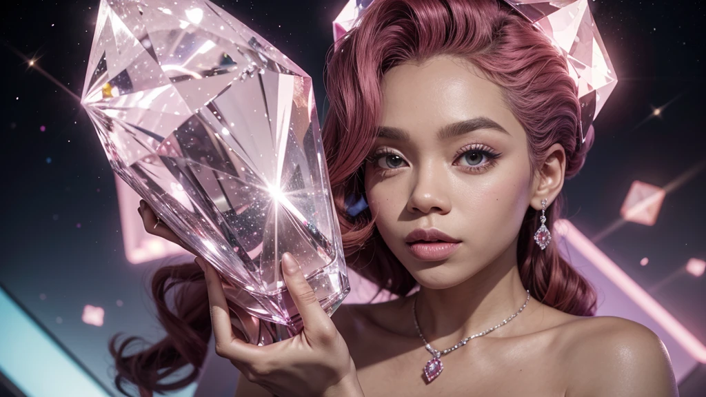 Pink diamond man Stiven universe