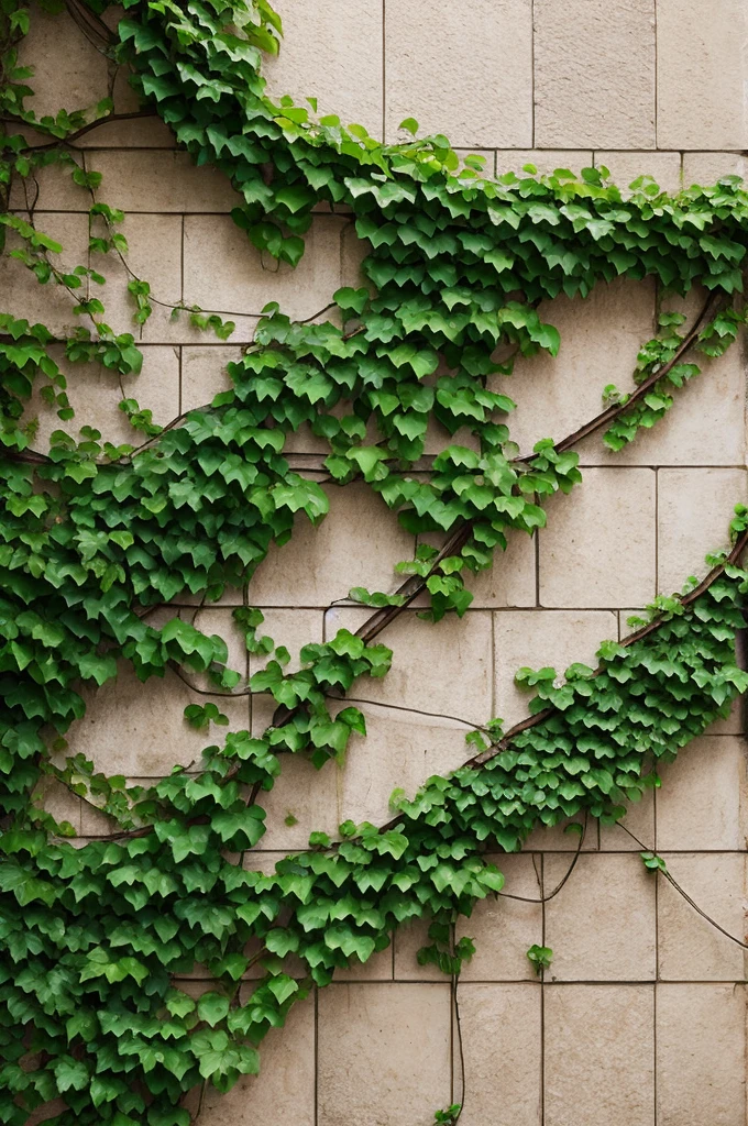 wall with vine