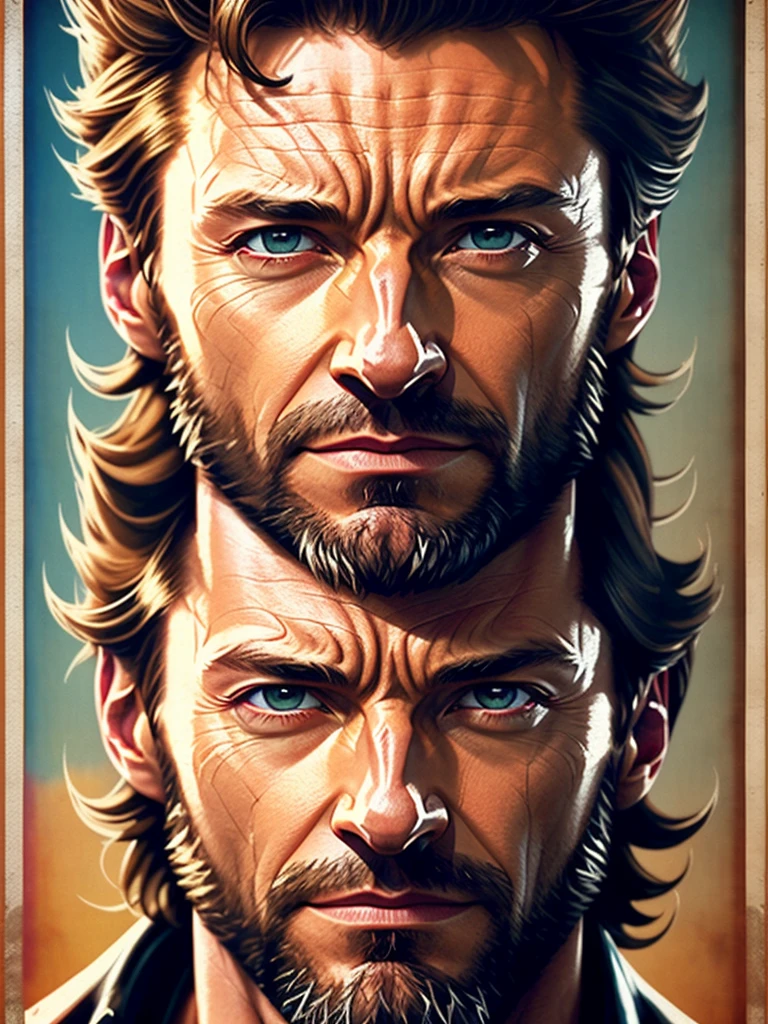 Hugh Jackman as wolverine, vhs effect, (poster:1.6), poster on wall, nostalgia, movie poster, portrait, close up
(skin texture), intricately detailed, fine details, hyperdetailed, raytracing, subsurface scattering, diffused soft lighting, shallow depth of field, by (Oliver Wetter)