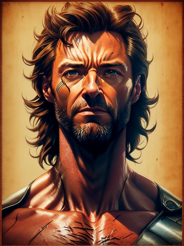Hugh Jackman as wolverine, vhs effect, (poster:1.6), poster on wall, nostalgia, movie poster, portrait, close up
(skin texture), intricately detailed, fine details, hyperdetailed, raytracing, subsurface scattering, diffused soft lighting, shallow depth of field, by (Oliver Wetter)