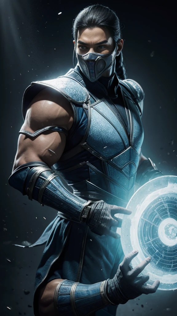 ((Subzero do mortal Kombat, ultra realistic)), (((fully body))), ((perfect hands)), stunning, hyper realistic, octan render, surrounded by the effect of cold air and ice, mortal kombat style, old background, chic, stunning, (wall-paper), conceptual artwork, details Intricate, highy detailed, ((cinemactic)), Dramatic, (extremely high quality, awarded, master part:1.5), (photorrealistic:1.5), fot, Realistic photo, Nikon, naturallight, 4K, highes definition, xf iq4, 150MP, 50 millimeters, ISO 1000 Certification, 1/250 Years, naturallight, Adobe Lightroom, photolab, Photographic Affinity, PhotoDirector 365,