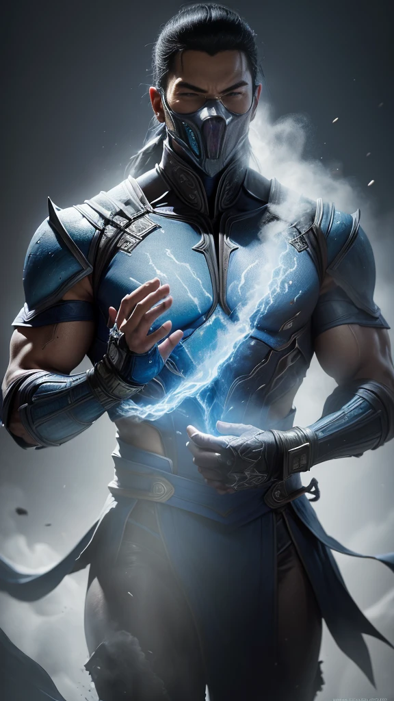 ((Subzero do mortal Kombat, ultra realistic)), (((fully body))), ((perfect hands)), stunning, hyper realistic, octan render, surrounded by the effect of cold air and ice, mortal kombat style, old background, chic, stunning, (wall-paper), conceptual artwork, details Intricate, highy detailed, ((cinemactic)), Dramatic, (extremely high quality, awarded, master part:1.5), (photorrealistic:1.5), fot, Realistic photo, Nikon, naturallight, 4K, highes definition, xf iq4, 150MP, 50 millimeters, ISO 1000 Certification, 1/250 Years, naturallight, Adobe Lightroom, photolab, Photographic Affinity, PhotoDirector 365,